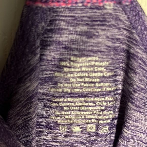 Avia Women’s ActiveWear Racer Back Tank Top Purple With Hot Pink Back Strap - Picture 7 of 7